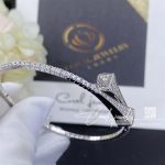 Marli Cleo Full Diamond Midi Slip On Bracelet In White Gold Cleo B48 (2)