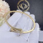 Marli Cleo Full Diamond Midi Slip On Bracelet In Yellow Gold Cleo B48 (5)