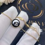 Dior Rose Celeste Yellow Gold Onyx, Diamond, Mother Of Pearl Bracelet (2)