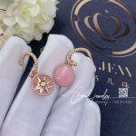 Dior Rose Des Vents Earrings Rose Gold, Diamonds And Pink Opal (3)