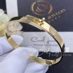 Hermès Kelly Bracelet In Yellow Gold Set With Diamonds H214456b (8)