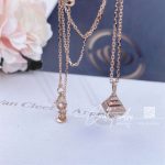 Marli Cleo Mini Rev Full Diamond Pendant In Rose Gold Cleo N32 (4)