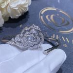 Chanel Bouton De Camélia Bracelet 18k White Gold, Diamonds J11178 (6)