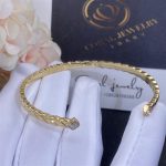 Chanel Coco Crush Bracelet Quilted Motif, 18k Yellow Gold, Diamonds J11666 (4)