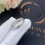 Chanel Coco Crush Ring Quilted Motif, Mini Version, 18k White Gold J11793 (4)