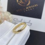 Chanel Coco Crush Ring Quilted Motif, Mini Version, 18k Yellow Gold J11794 (6)