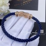 Fred Chance Infinie Bracelet Pink Gold Large Model Diamonds Navy Blue (1)