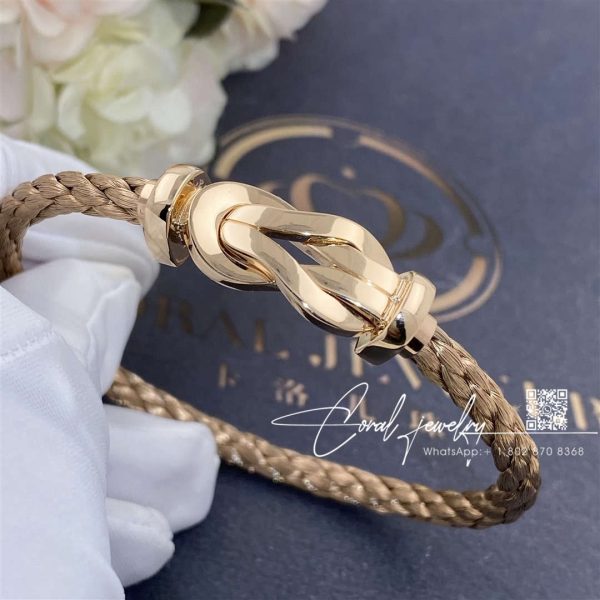 Fred Chance Infinie Bracelet Rose Gold Large Model Rose Gold Cable (13)