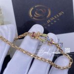 Fred Force 10 Bracelet 18k Pink Gold And Colored Stones Medium Model 0b0156 6b1109 (5)