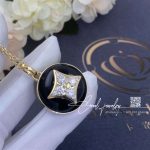 Louis Vuitton B Blossom Medallion, Yellow Gold, White Gold, Onyx And Diamonds Q93746 (4)