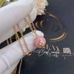 Louis Vuitton B Blossom Pendant, Pink Gold, White Gold, Pink Opal And Diamonds Q93794 (2)