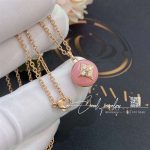 Louis Vuitton B Blossom Pendant, Pink Gold, White Gold, Pink Opal And Diamonds Q93794 (3)