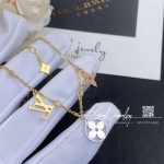 Louis Vuitton Idylle Blossom Charms Bracelet, 3 Golds And Diamonds Q95689 (4)