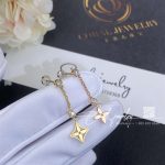 Louis Vuitton Idylle Blossom Long Earrings, 3 Golds And Diamonds Q96413 (4)