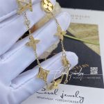 Louis Vuitton Idylle Blossom Monogram Bracelet, Yellow Gold And Diamonds Q95588 (4)