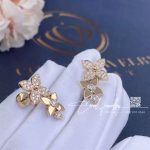 Louis Vuitton Star Blossom Earring, Pink Gold And Diamonds Q96946 & Q96945 (3)