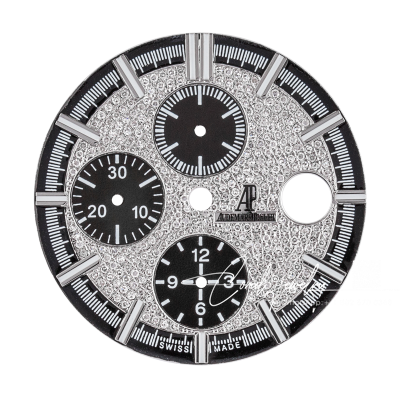 Audemars Piguet Custom Diamond Paved Dial For Royal Oak Offshore 44mm