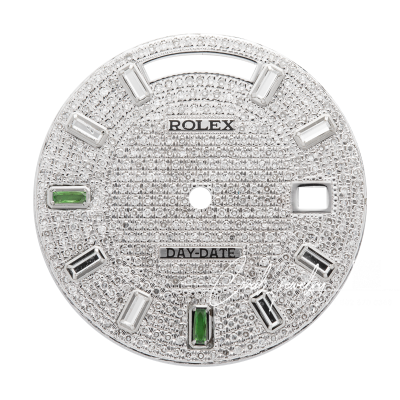 Custom Diamond Paved Dial For Rolex Day Date 41