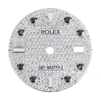 Rolex Submariner Date Custom Pavé Diamon Black Gems Dial (1)