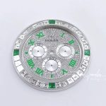 Rolex – Custom Daytona Diamond Pavégreen Arabic Numbers Custom Dial (3)