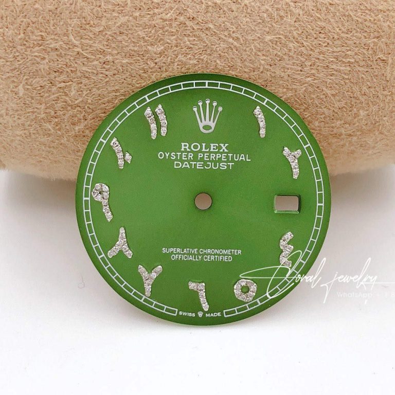 Rolex – Custom Green Arabic Dial For Datejust 41 (2)