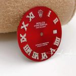 Rolex – Custom Red Color Diamond Dial For Datejust 41 (4)