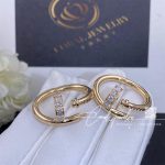 Cartier Juste Un Clou Cufflinks Rose Gold Diamonds Og000236 (2)