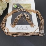 Cartier Agrafe Necklace Small Model Rose Gold Diamonds Ref. N7424425 (1)