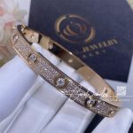 Cartier Love Bracelet, Diamond Paved Rose Gold Ref. N6033602 (4)