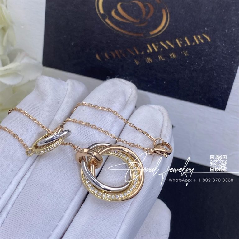 Cartier Trinity Diamonds Necklace Ref. B7058500 (3)