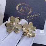 Van Cleef & Arpels Frivole Earrings, Large Model Yellow Gold, Diamond Vcarb65900 (4)