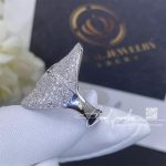 Pasquale Bruni Giradini Segreti Three Leaf Ring In 18k White Gold With Diamonds (3)