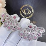 Garrard Fanfare Symphony Diamond And Pink Tourmaline Earrings In 18ct White Gold With Pink Opal (4)