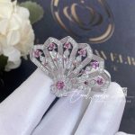 Garrard Fanfare Symphony Diamond And Pink Tourmaline Ring In 18ct White Gold With Pink Opal (12)