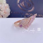 Garrard Wings Embrace Pink Sapphire And Diamond Ring In 18ct Rose Gold (2)