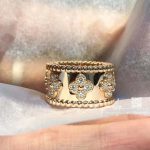 Van Cleef & Arpels Perlée Clovers Ring, Rose Gold, Diamond Vcaro9ln00 (1)