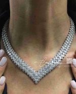 Van Cleef & Arpels À Cheval Transformable Necklace Platinum, Diamond Vcaro9cp00 (6)