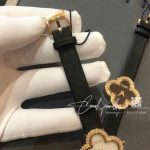 Van Cleef & Arpels Alhambra Watch, Medium Model Yellow Gold, Diamond, Onyx Vcarn5hz00 (6)