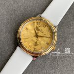 Replica Omega De Ville Prestige 32 Gold Case Yellow Dial 424.22.33.20.55 (9)