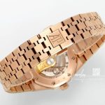 Replica Audemars Piguet Royal Oak Lady 33mm 8f Rg & Diamond Brown Dial Swiss Quartz (6)