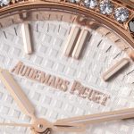 Replica Audemars Piguet Royal Oak Lady 33mm 8f Rg & Diamond White Dial Swiss Quartz (4)