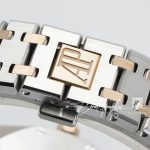 Replica Audemars Piguet Royal Oak Lady 33mm 8f Ss & Rg White Dial Diamond Bezel Swiss Quartz (8)