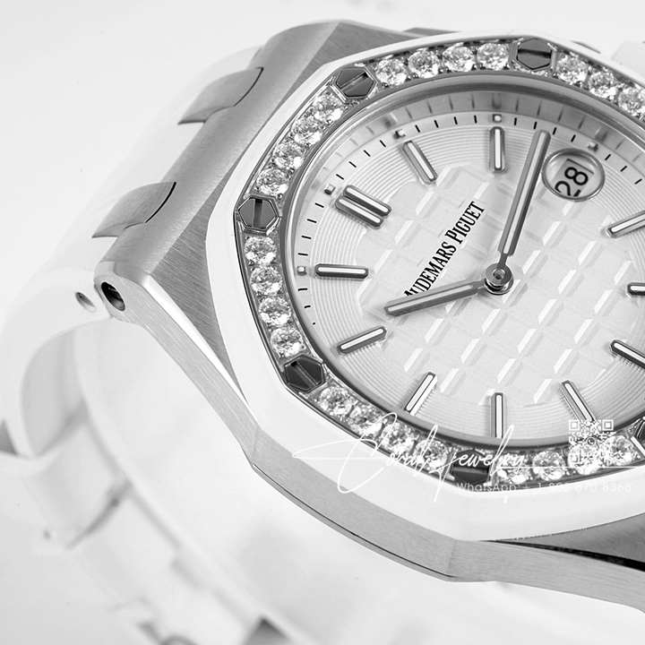 Replica Audemars Piguet Royal Oak Offshore Ladies 67540sk Apf Ss White Dial Swiss Quartz (2)