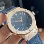 Replica Gsf Hublot Classic Fusion Stainless Steel 33mm Blue Dial Swiss Quartz Movement Watch (2)