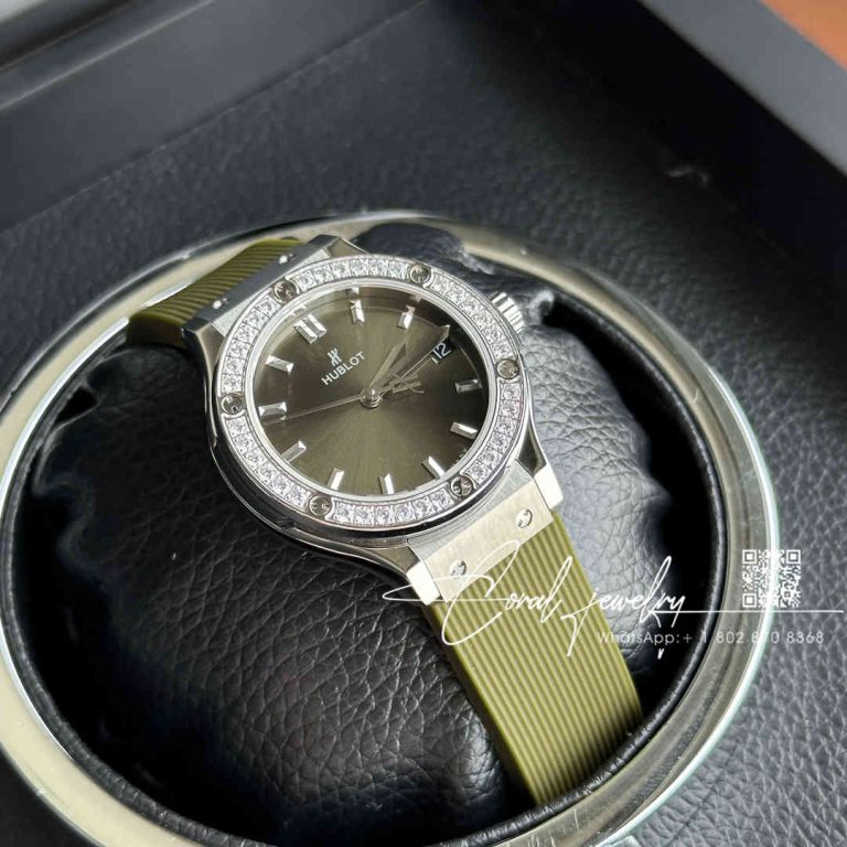 Replica Gsf Hublot Classic Fusion Stainless Steel 33mm Greener Dial Swiss Quartz Movement Watch (2)