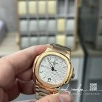 Replica Patek Philippe Nautilus Nautilus 7118 Lady 3kf Yg White Dial Swiss 324 Sc (3)