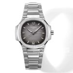 Replica Patek Philippe Nautilus 7118 Lady 3kf Ss Gray Dial Swiss 324 Sc (1)