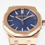 Replica Audemars Piguet Royal Oak 15400 Apsf V2 Rg Blue Dial Swiss 3120 (4)