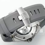 Replica Audemars Piguet Royal Oak 15720 Bb Ss Gray Dial Grey Rubber Strap 4308 (9)