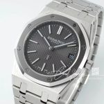 Replica Audemars Piguet Royal Oak 39mm 15202 Zf Ss Grizzly Dial Swiss 2121 (4)